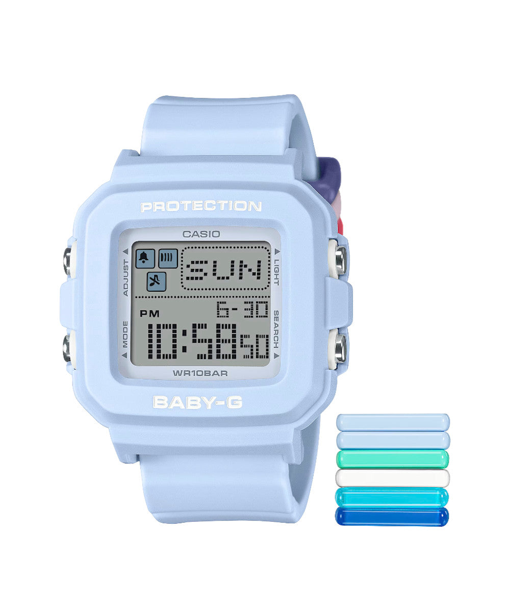 RELOJ PARA MUJER CASIO BABY-G BGD-10L-2DR -AZUL
