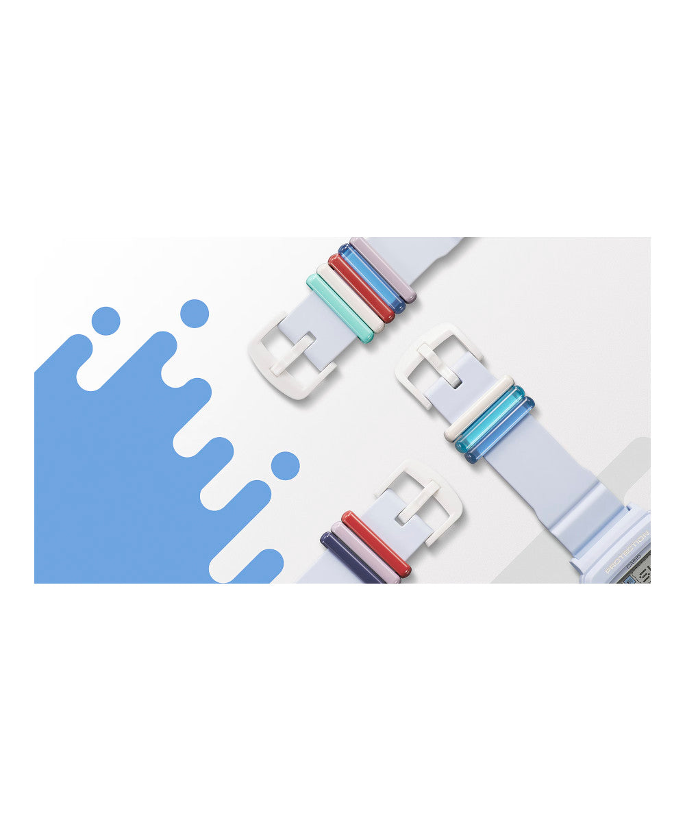 RELOJ PARA MUJER CASIO BABY-G BGD-10L-2DR -AZUL