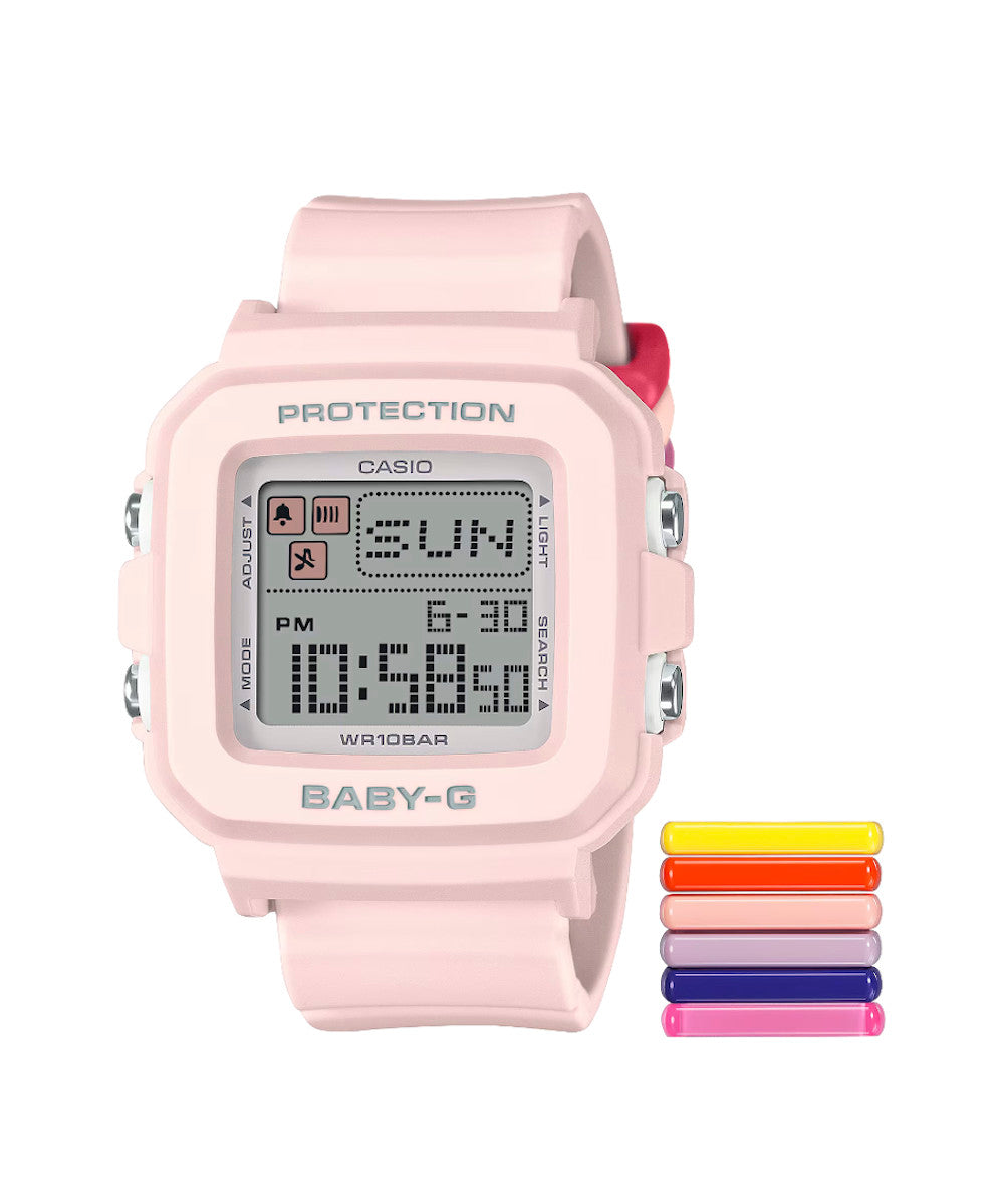 RELOJ PARA MUJER CASIO BABY-G BGD-10L-4DR -ROSADO