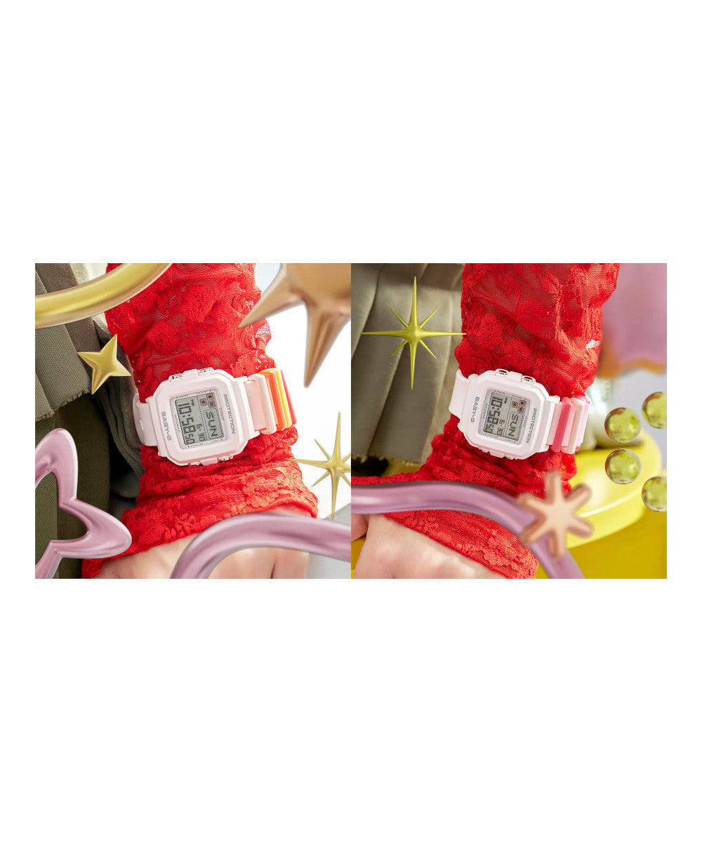 RELOJ PARA MUJER CASIO BABY-G BGD-10L-4DR -ROSADO