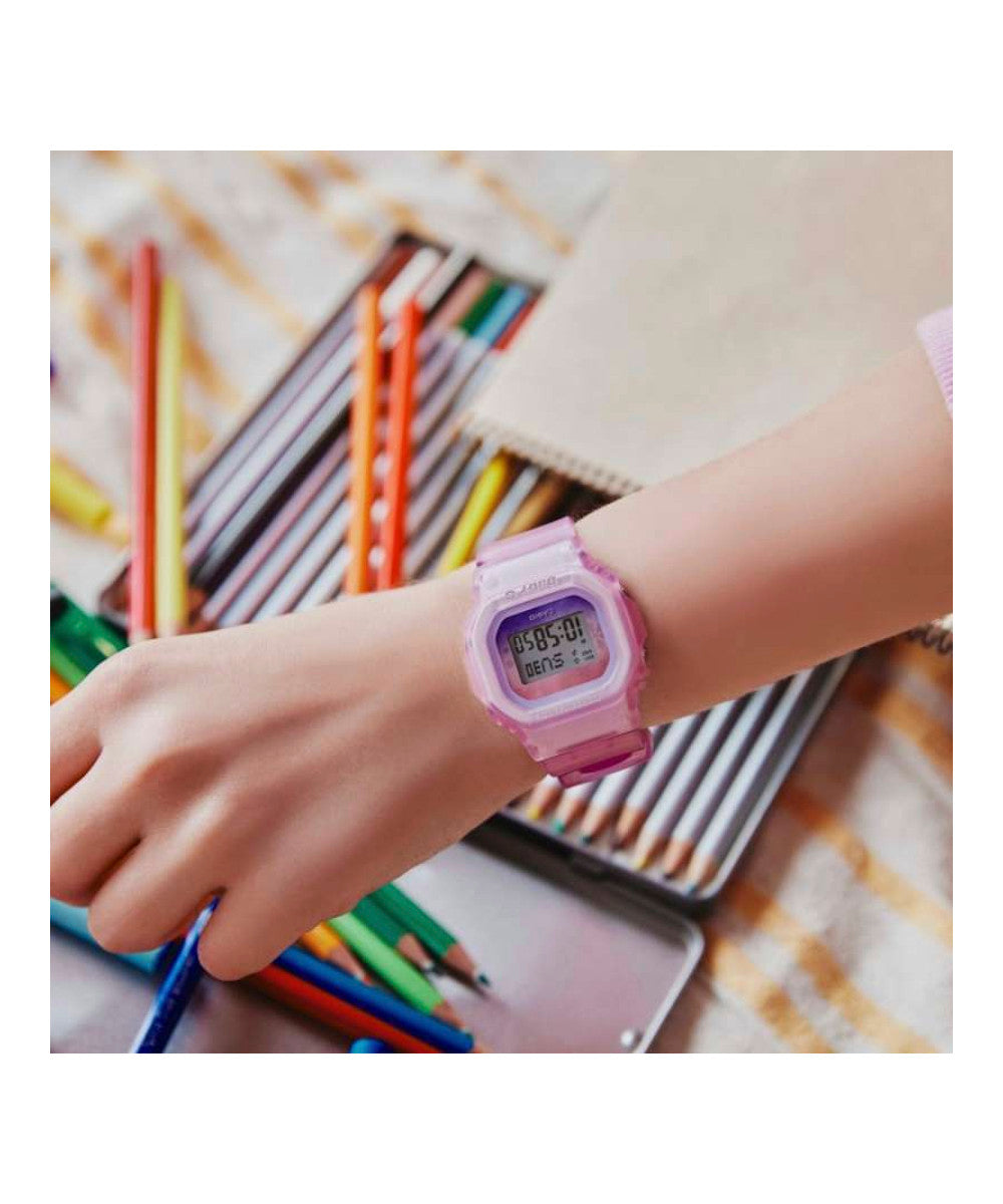 RELOJ PARA MUJER CASIO BABY-G BGD-560WL-4DR -MORADO