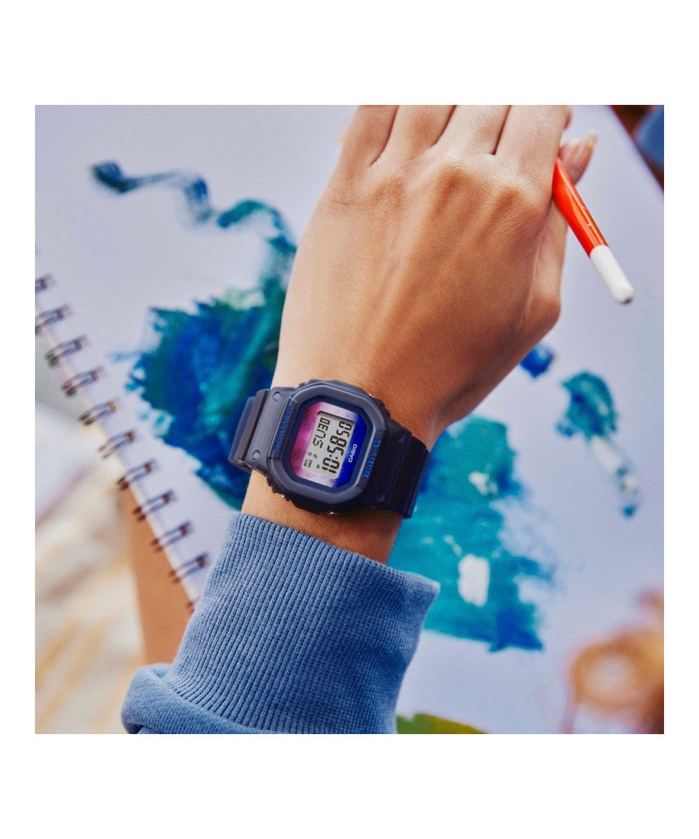 RELOJ PARA MUJER CASIO BABY-G BGD-560WL-2DR -MORADO