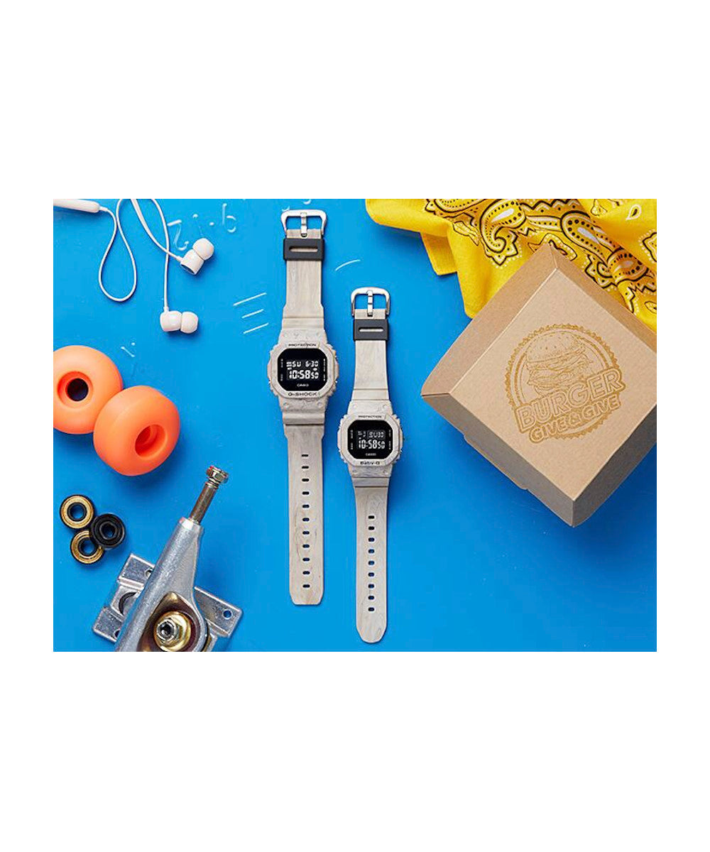 RELOJ PARA MUJER CASIO BABY-G BGD-560WM-5DR -BLANCO