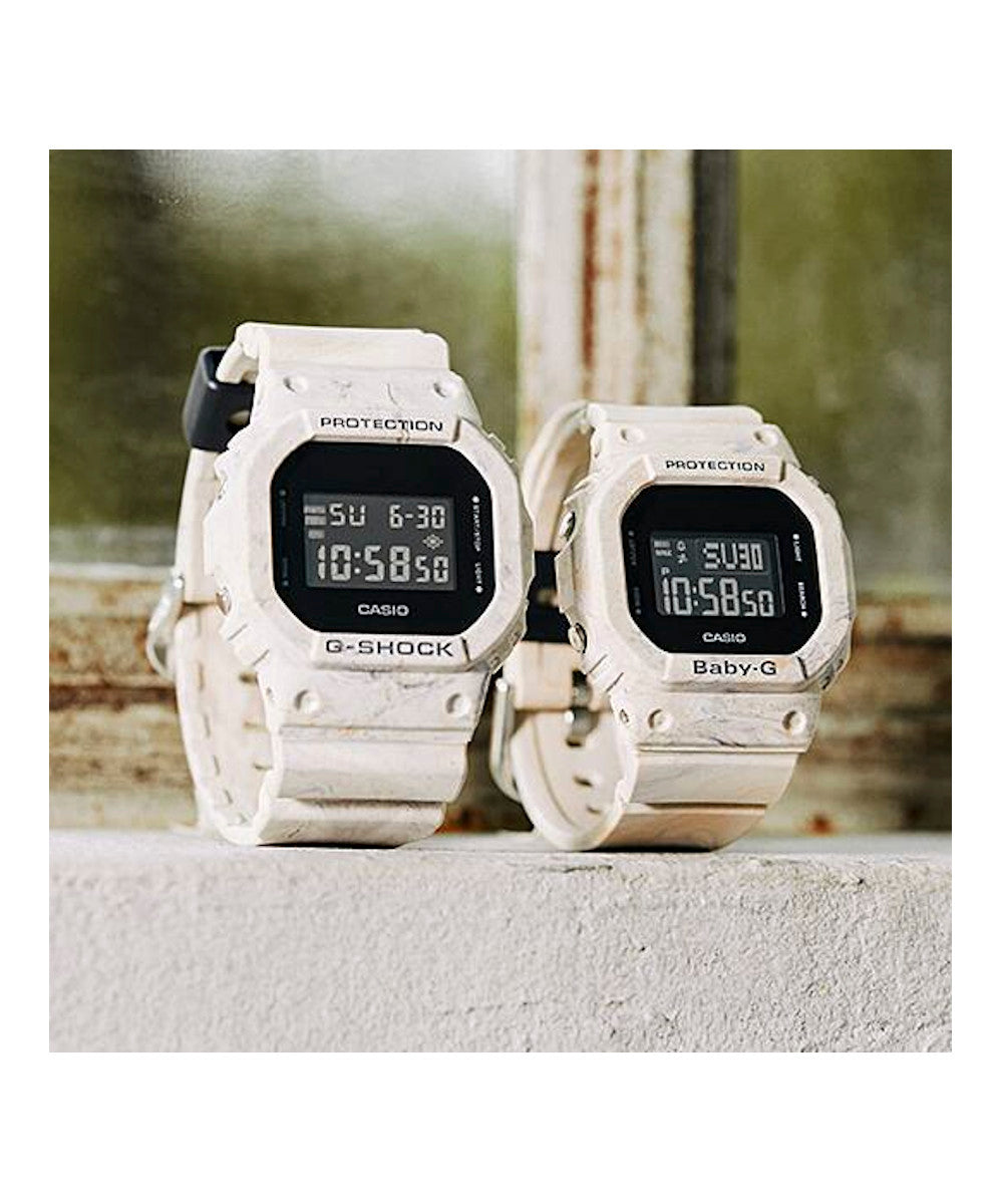 RELOJ PARA MUJER CASIO BABY-G BGD-560WM-5DR -BLANCO