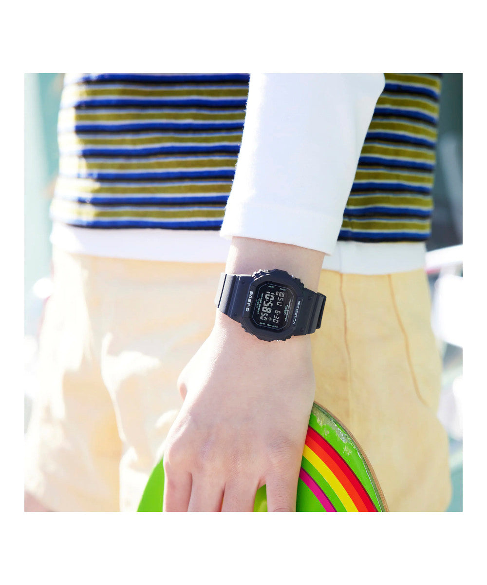 RELOJ PARA MUJER CASIO BABY-G BGD-565-1DR -NEGRO