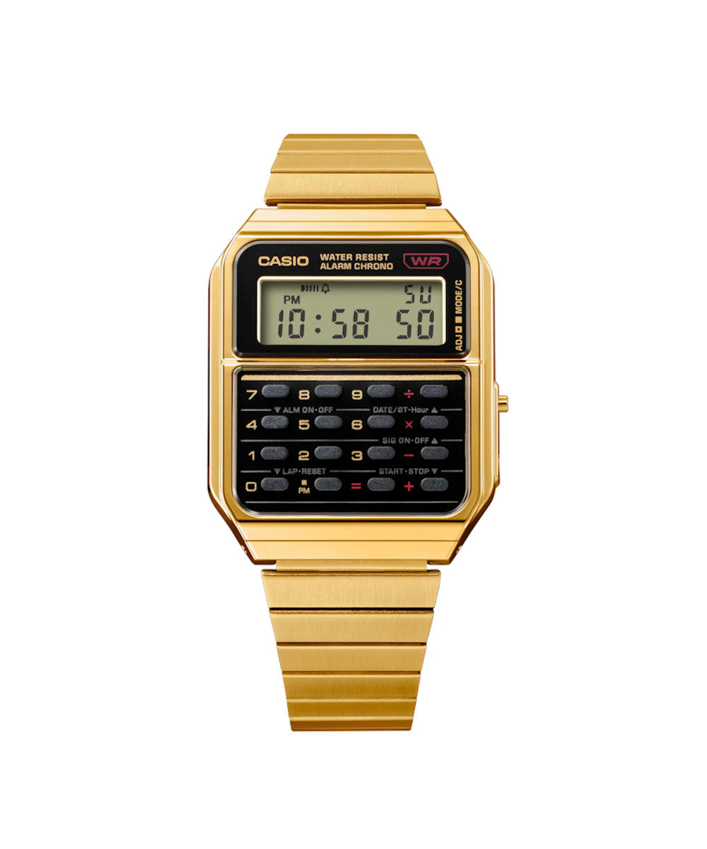 RELOJ CASIO VINTAGE CA-500WEG-1ADF -DORADO