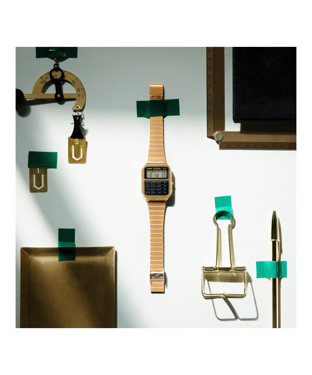 RELOJ CASIO VINTAGE CA-500WEG-1ADF -DORADO