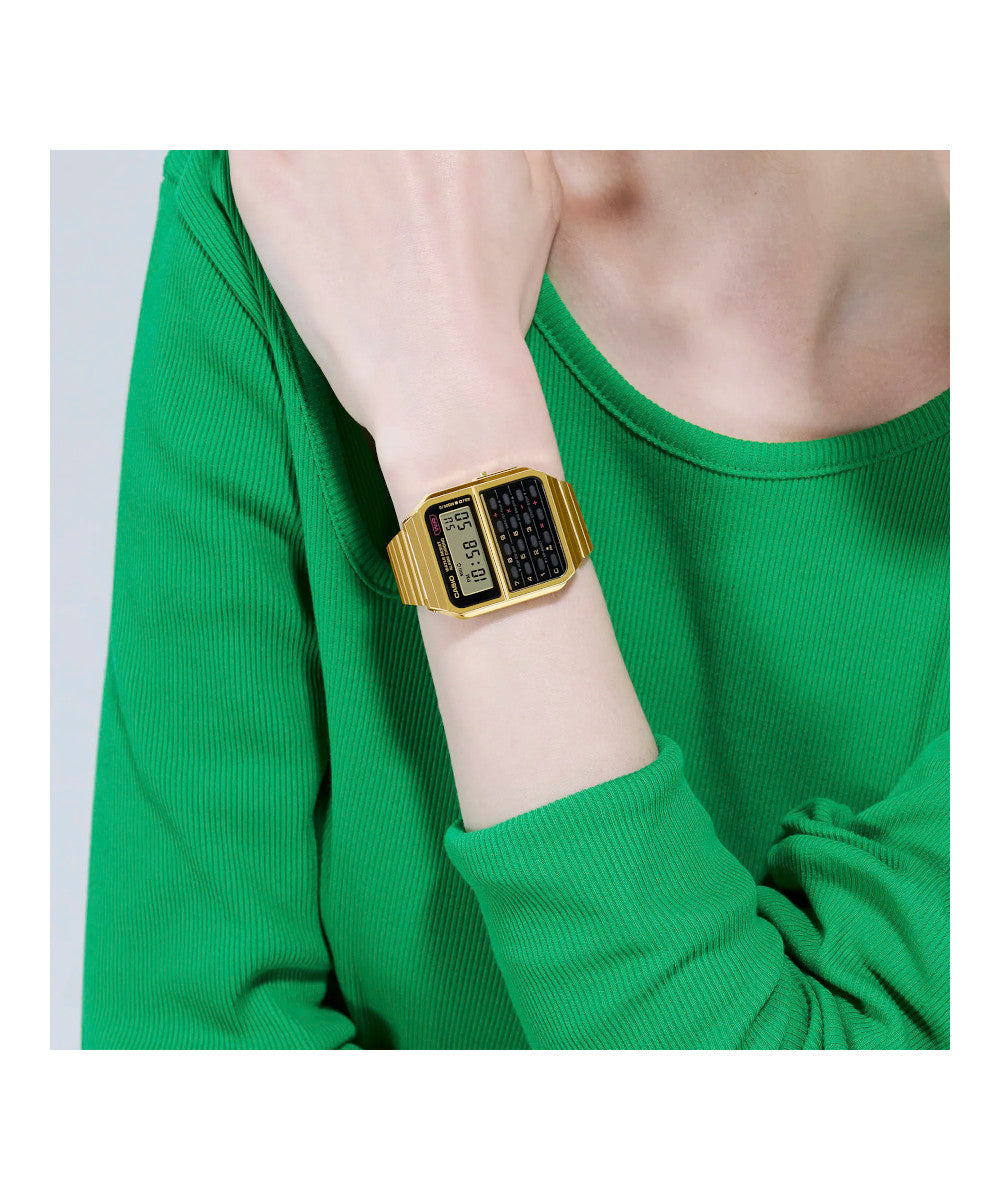 RELOJ CASIO VINTAGE CA-500WEG-1ADF -DORADO