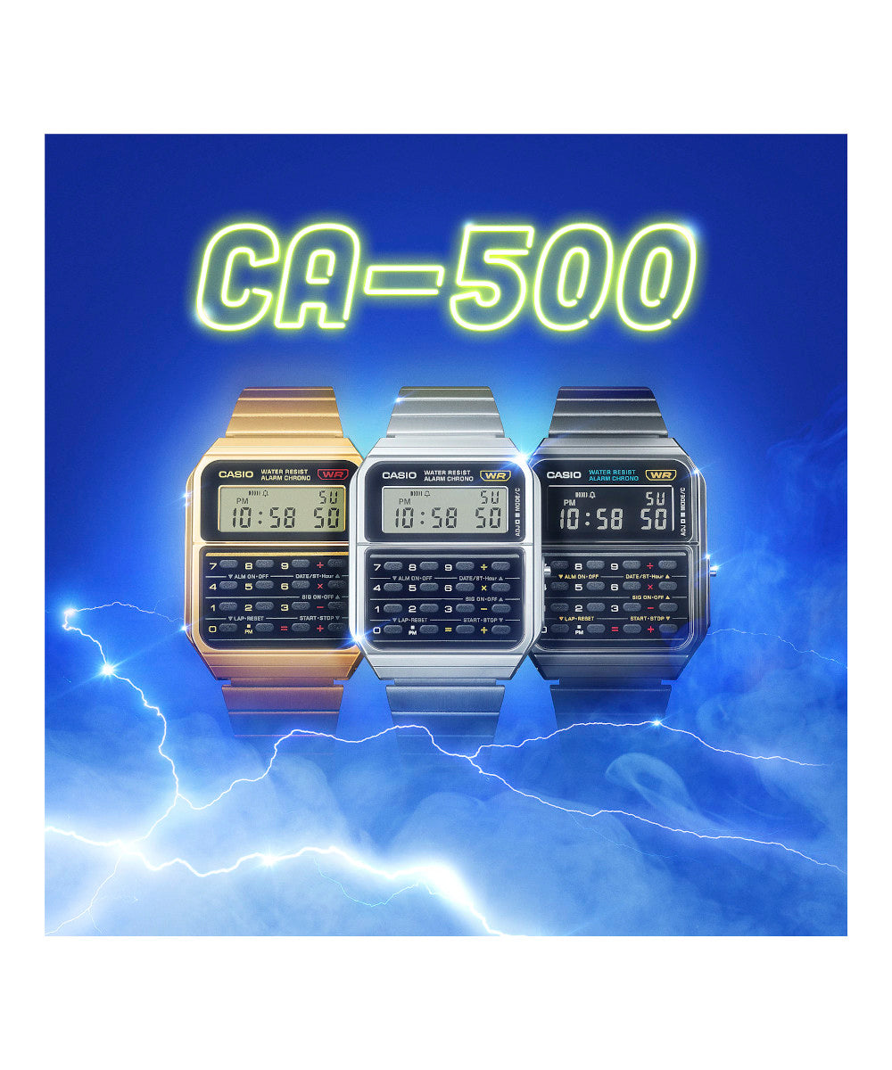 RELOJ CASIO VINTAGE CA-500WEG-1ADF -DORADO