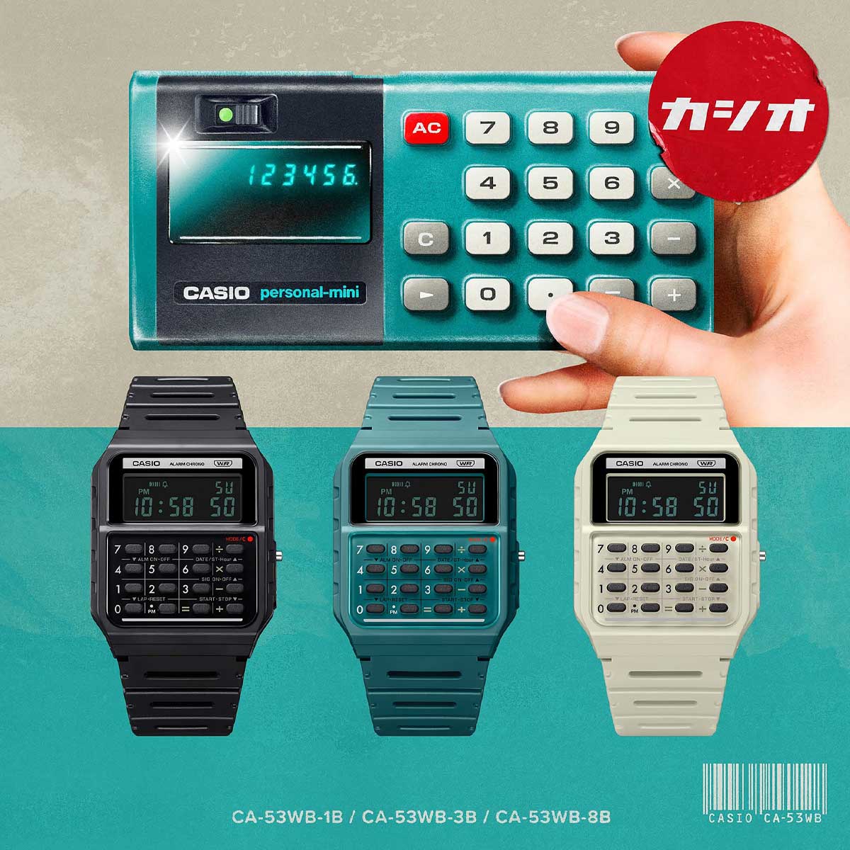 RELOJ UNISEX CASIO CA-53WB-8BDF