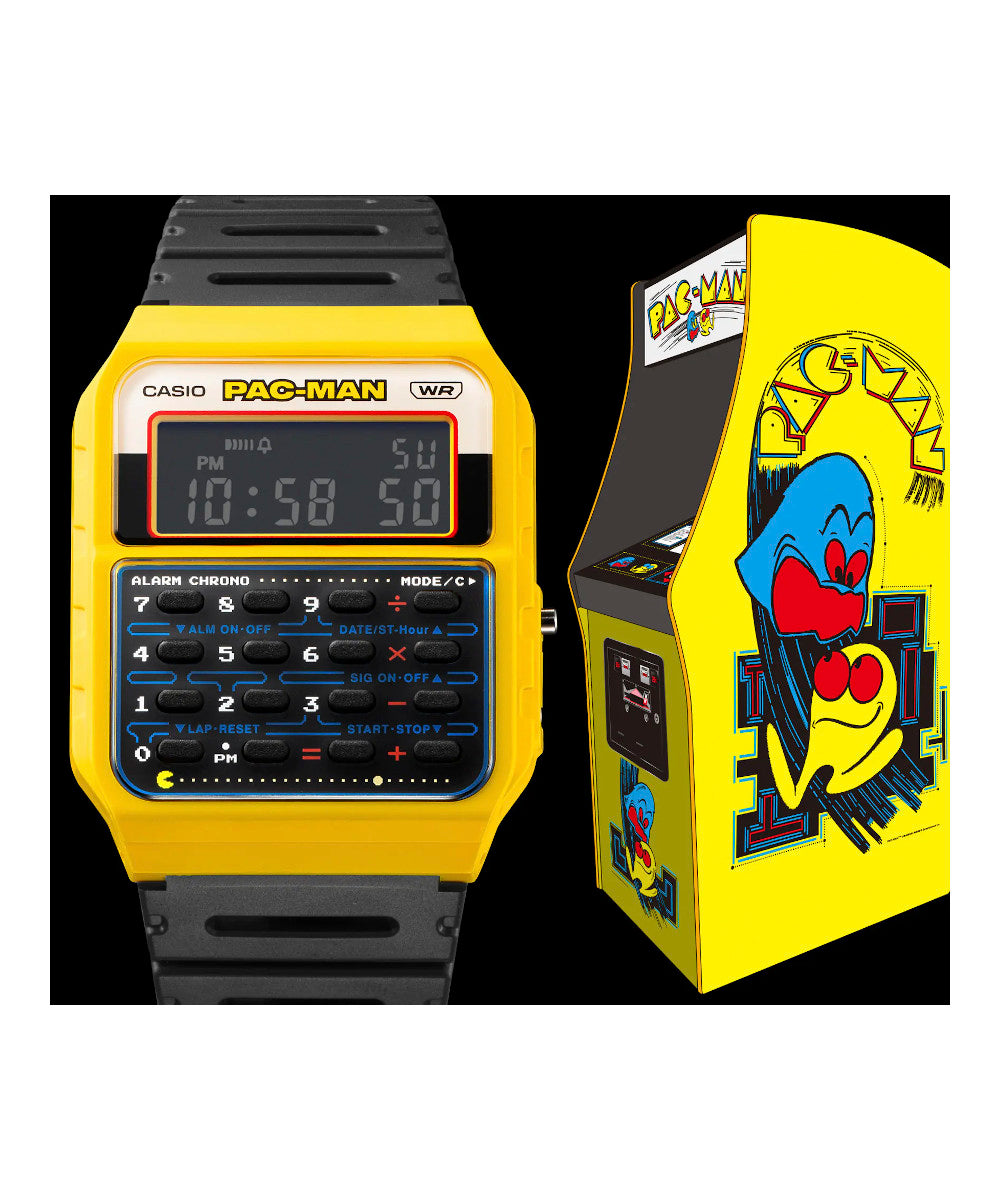 RELOJ CASIO VINTAGE CA-53WPC-1BDR -AMARILLO