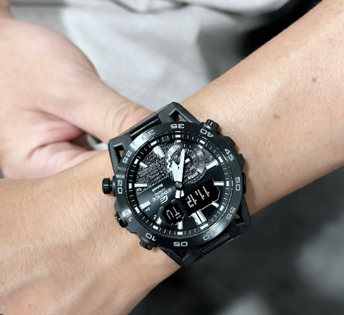 RELOJ ANALÓGICO-DIGITAL PARA HOMBRE CASIO EDIFICE ECB-40BK-1ADF - NEGRO