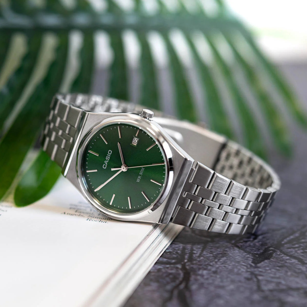 RELOJ PARA HOMBRE CASIO MTP-B145D-3AVDF -VERDE