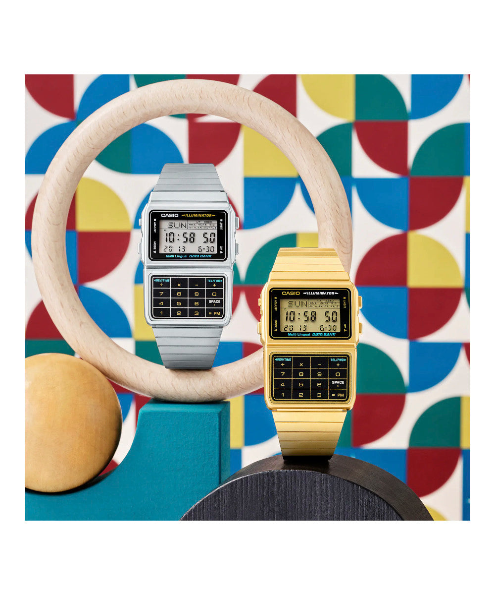 RELOJ CASIO VINTAGE DBC-611G-1DF -DORADO