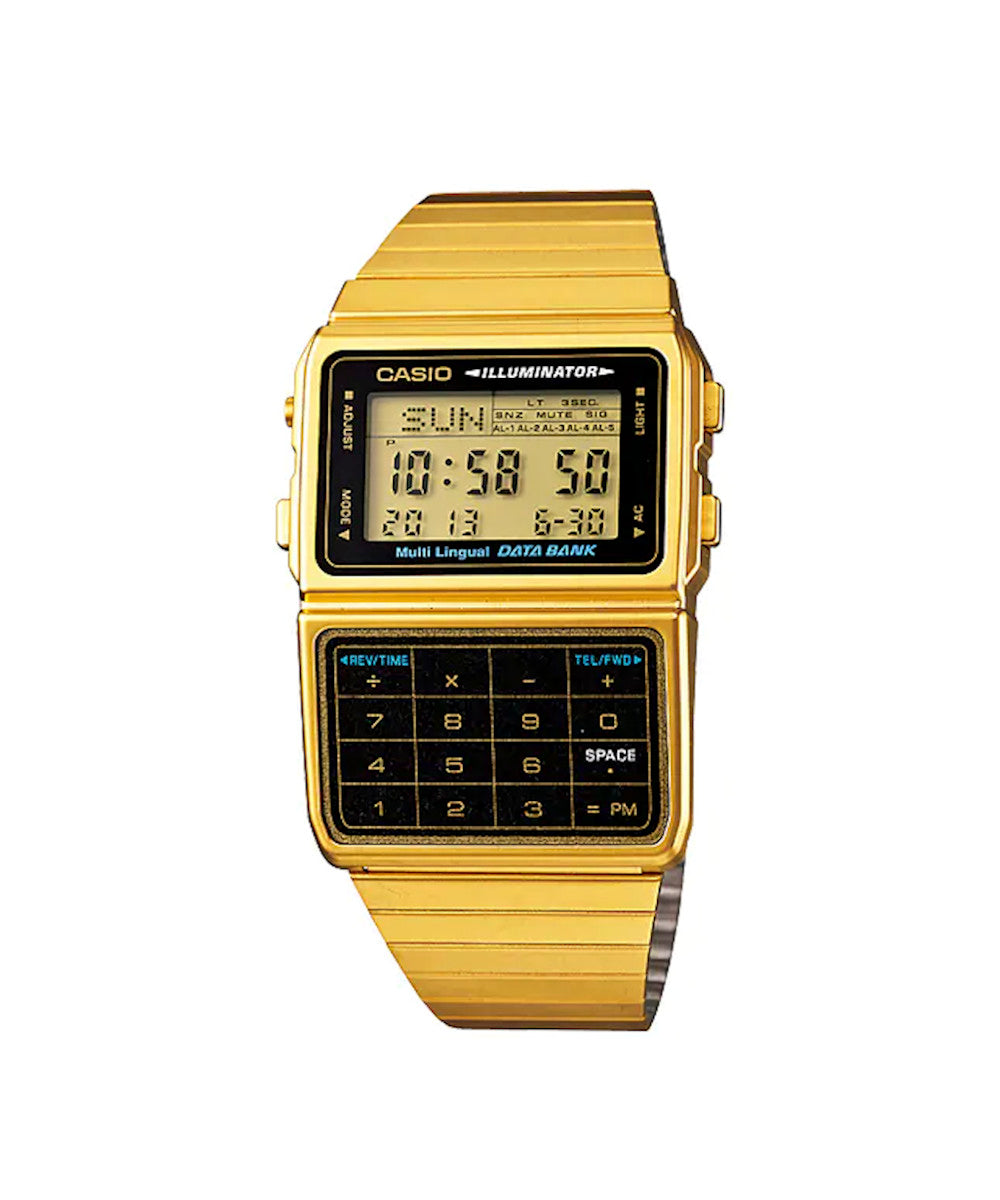 RELOJ CASIO VINTAGE DBC-611G-1DF -DORADO