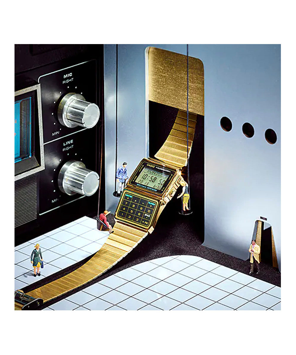 RELOJ CASIO VINTAGE DBC-611G-1DF -DORADO