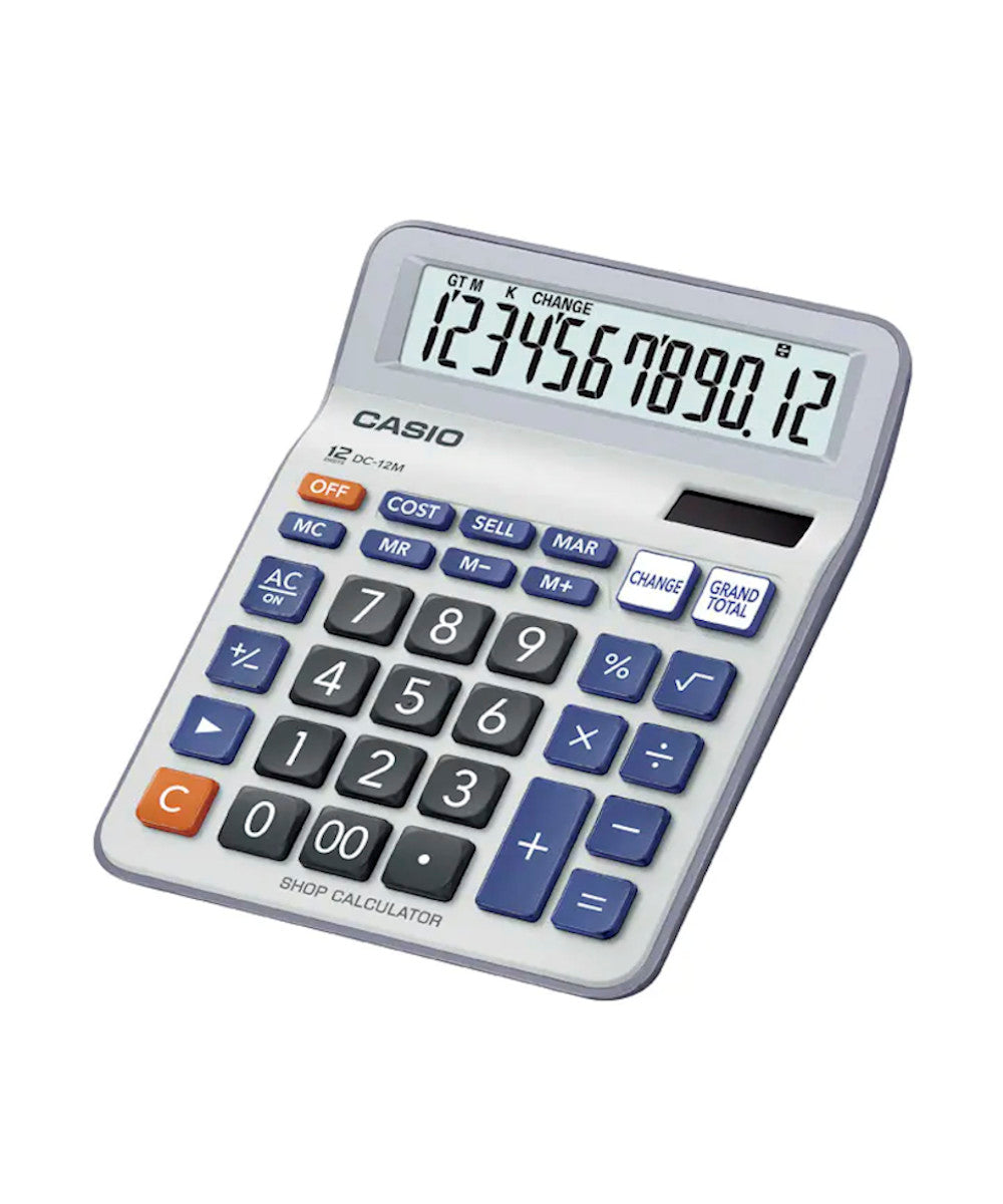CALCULADORA CASIO DC-12M-W-DP