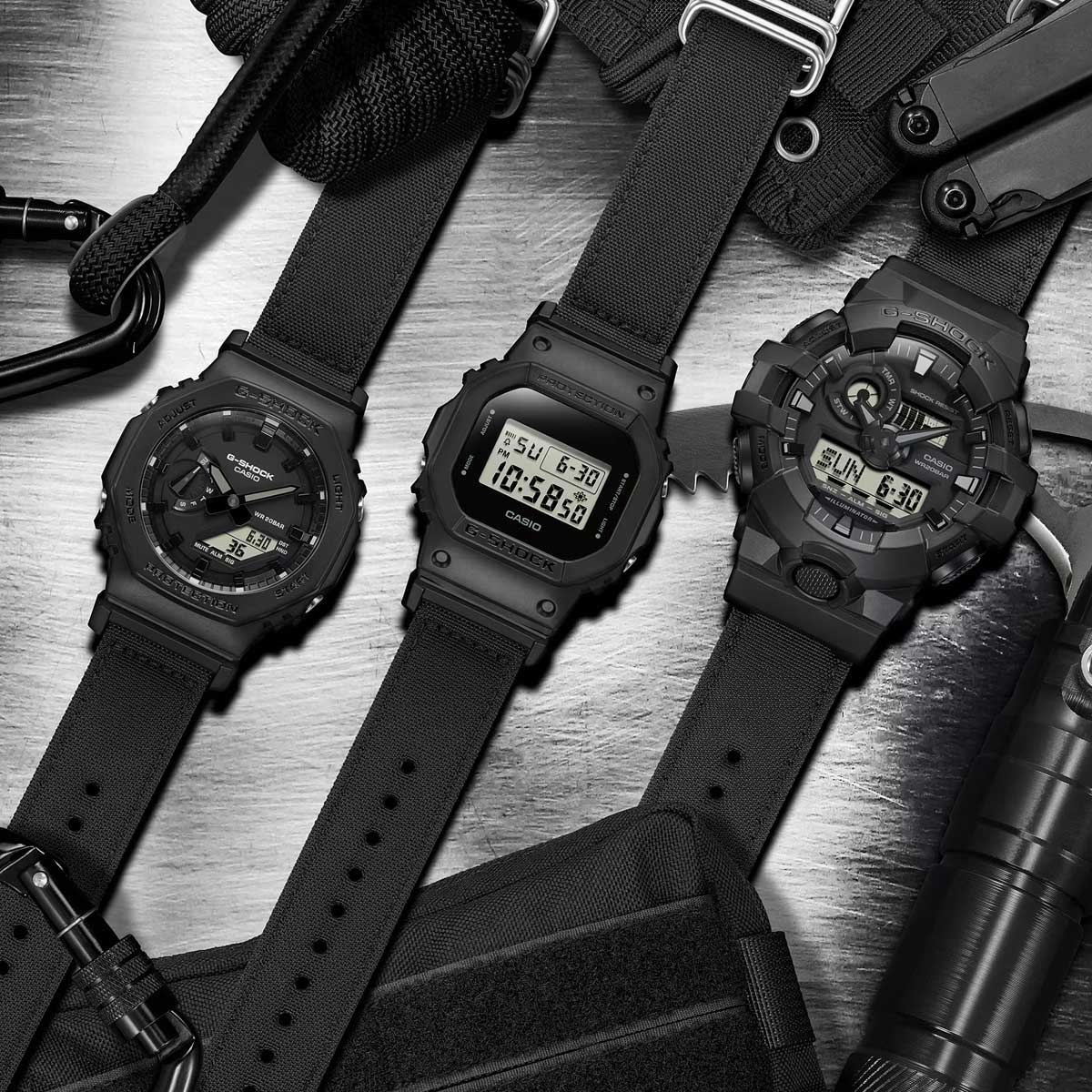 RELOJ DIGITAL PARA HOMBRE CASIO G-SHOCK DW-5600BCE-1DR - NEGRO