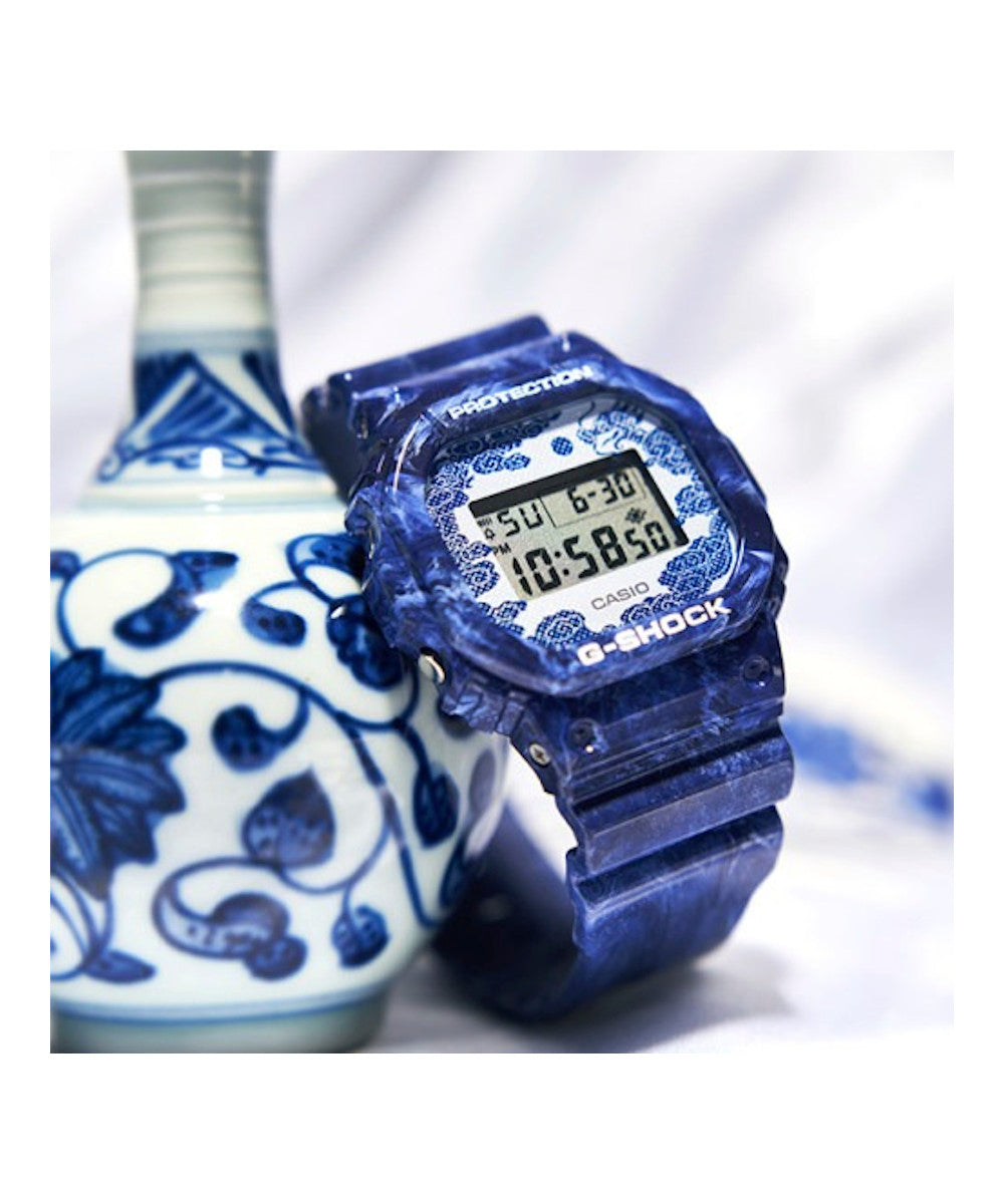 RELOJ CASIO G-SHOCK DW-5600BWP-2DR- AZUL