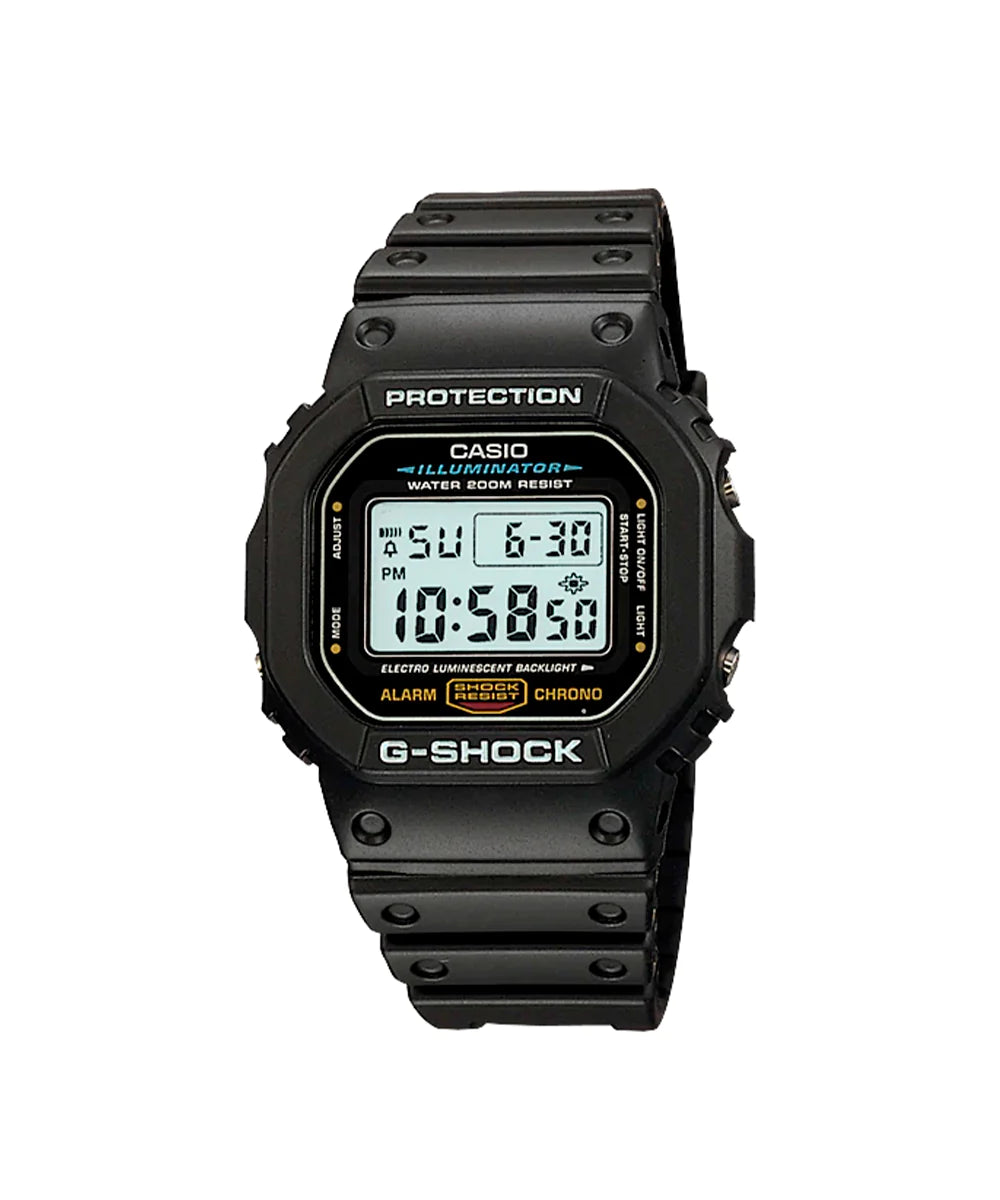 RELOJ DIGITAL PARA HOMBRE CASIO G-SHOCK DW-5600E-1VDF - NEGRO