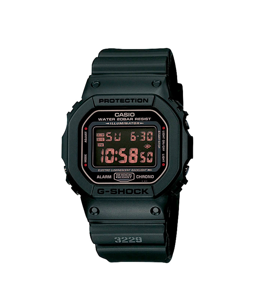 RELOJ CASIO G-SHOCK DW-5600MS-1DR- NEGRO