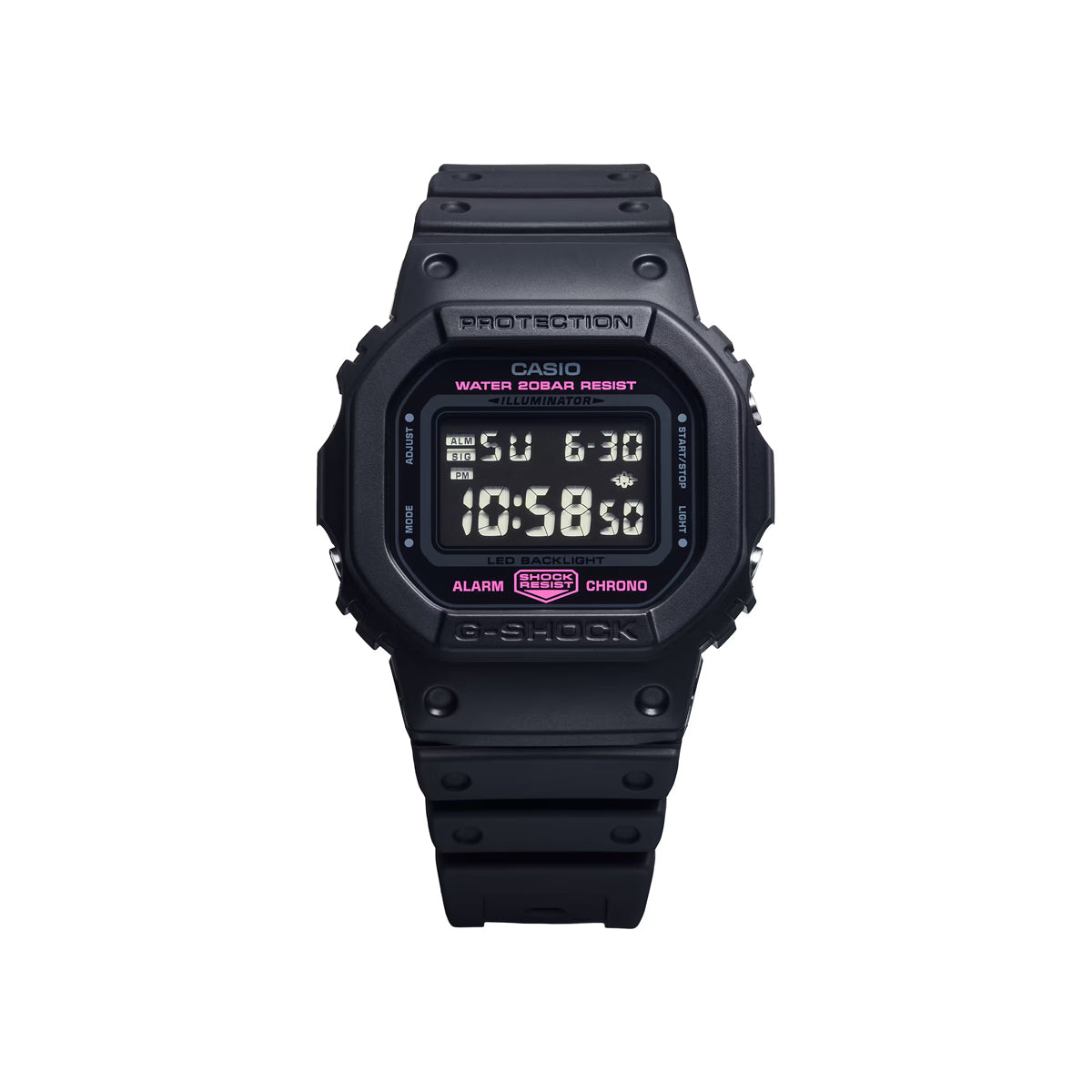RELOJ DIGITAL PARA HOMBRE CASIO G-SHOCK DW-5600PK-1DR - NEGRO