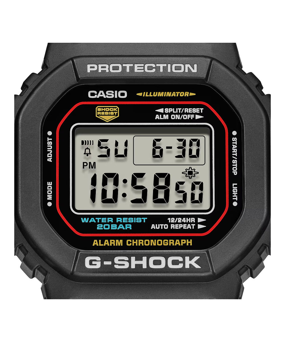 RELOJ CASIO G-SHOCK DW-5600RL-1DR- NEGRO