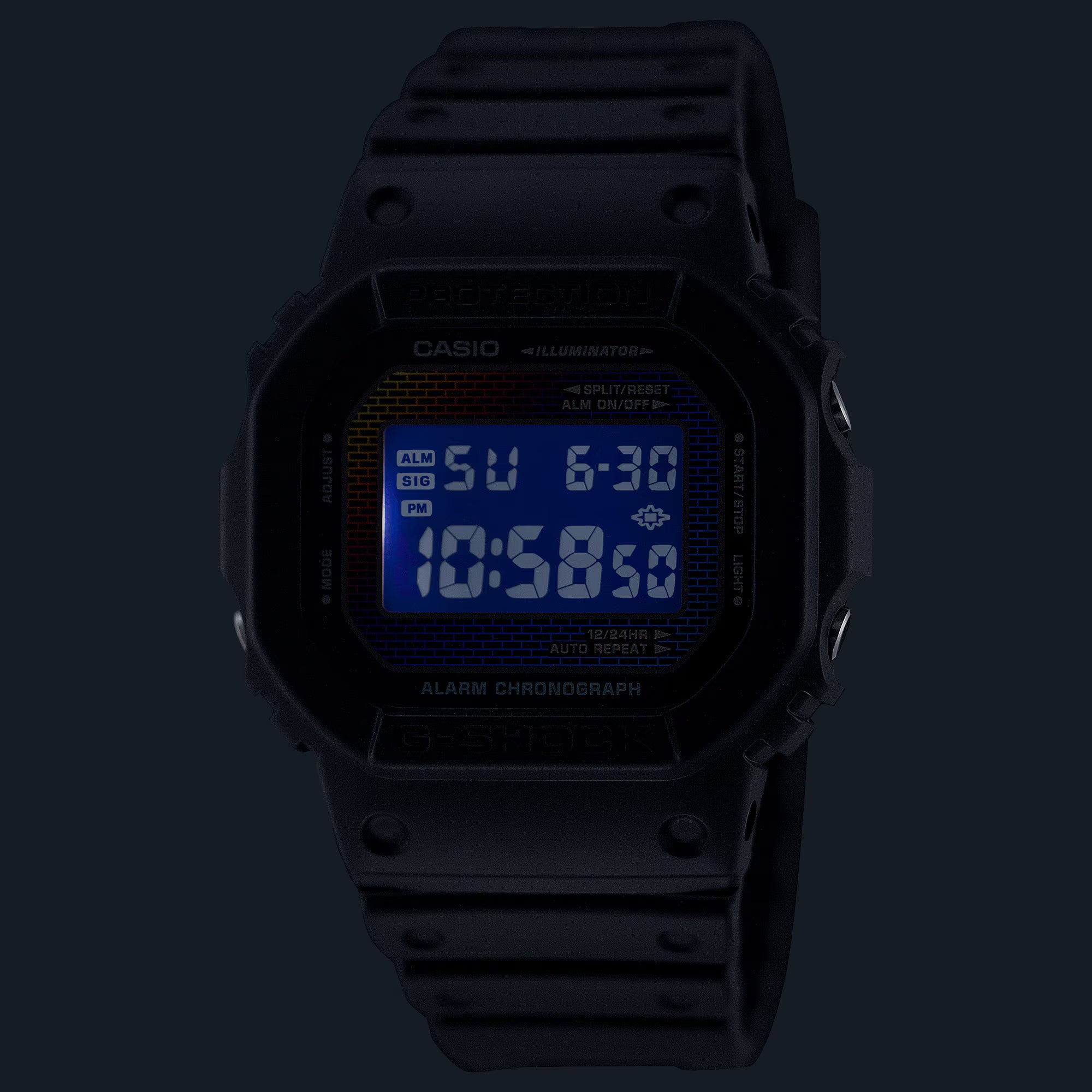 RELOJ DIGITAL PARA HOMBRE CASIO G-SHOCK DW-5600RW-1DR - NEGRO