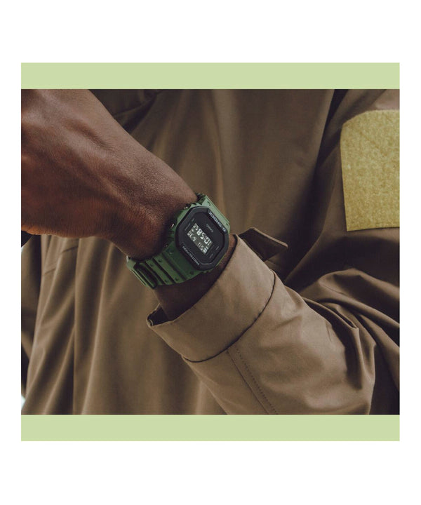 RELOJ DIGITAL PARA HOMBRE CASIO G-SHOCK DW-5610UU-3DR - VERDE