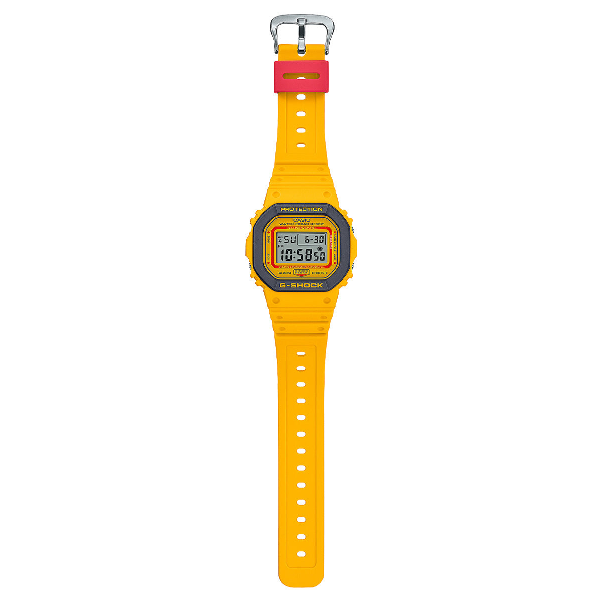 RELOJ DIGITAL PARA HOMBRE CASIO G-SHOCK DW-5610Y-9DR - AMARILLO