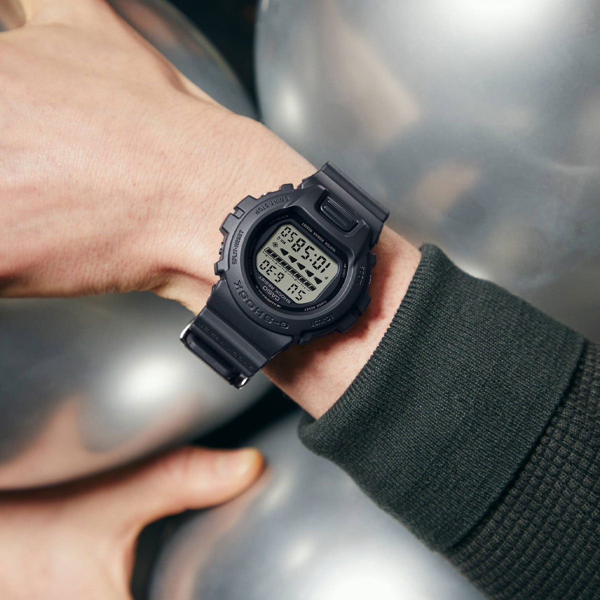 RELOJ DIGITAL PARA HOMBRE CASIO G-SHOCK DW-6640RE-1DR - NEGRO