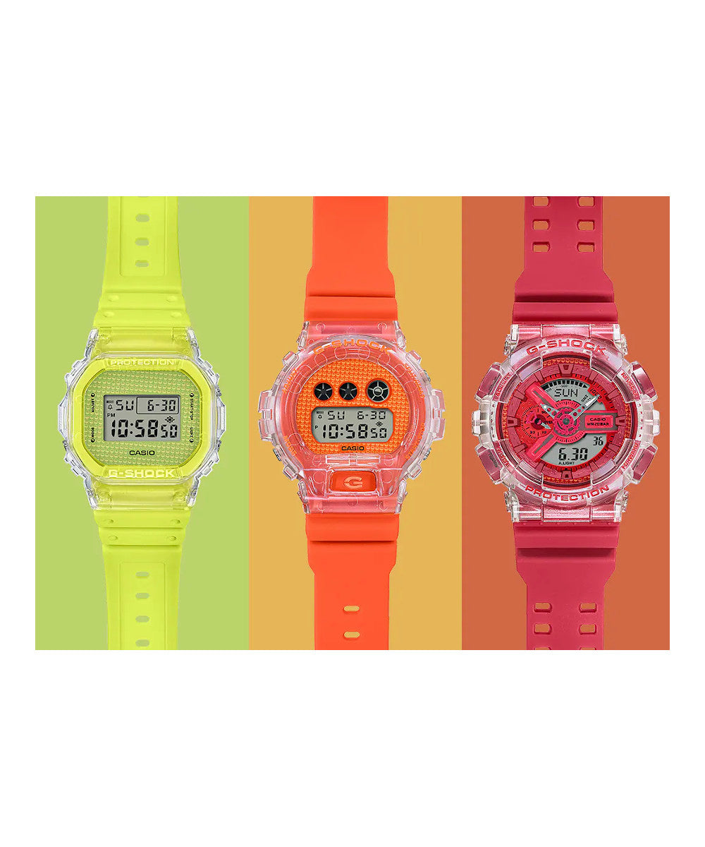 RELOJ CASIO G-SHOCK DW-6900GL-4DR- NARANJADO