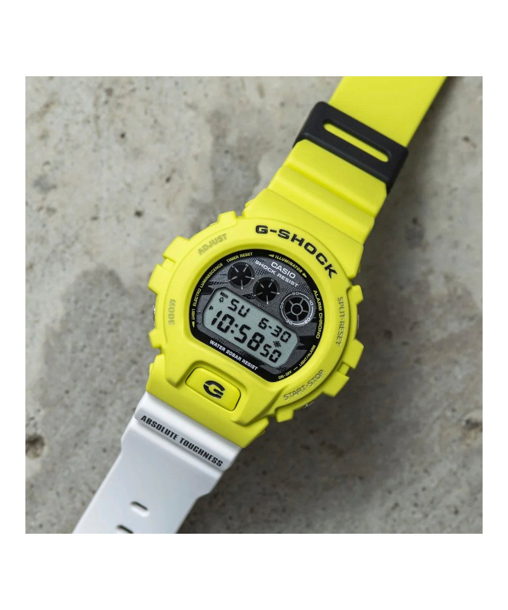 RELOJ CASIO G-SHOCK DW-6900TGA-9DR- AMARILLO