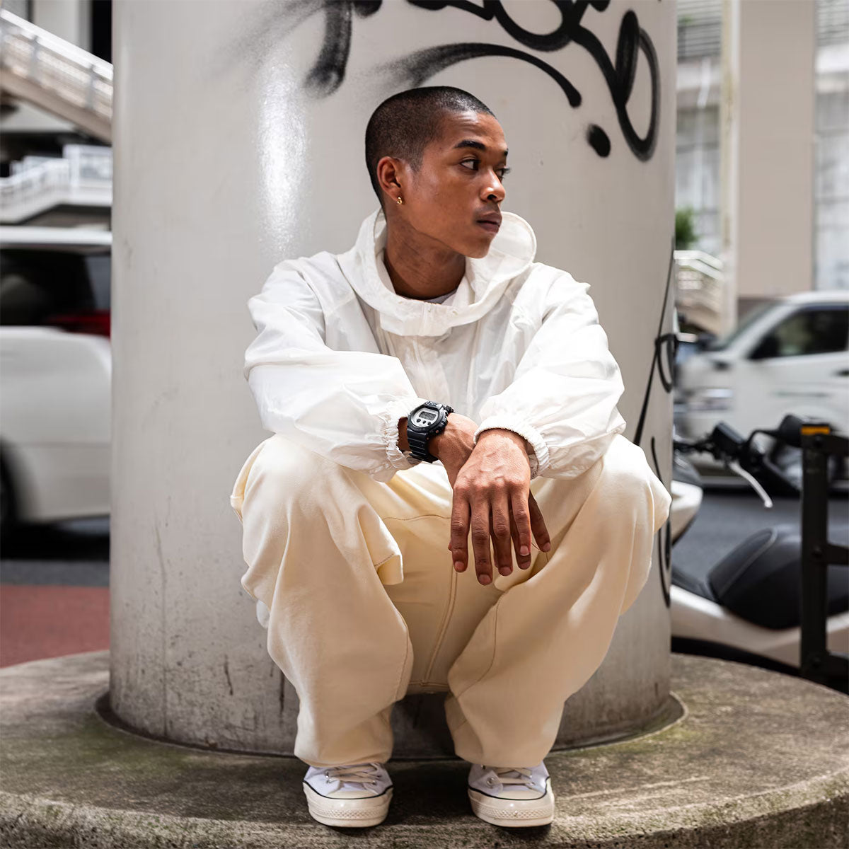 RELOJ DIGITAL PARA HOMBRE CASIO G-SHOCK DW-6900WD-1DR - NEGRO