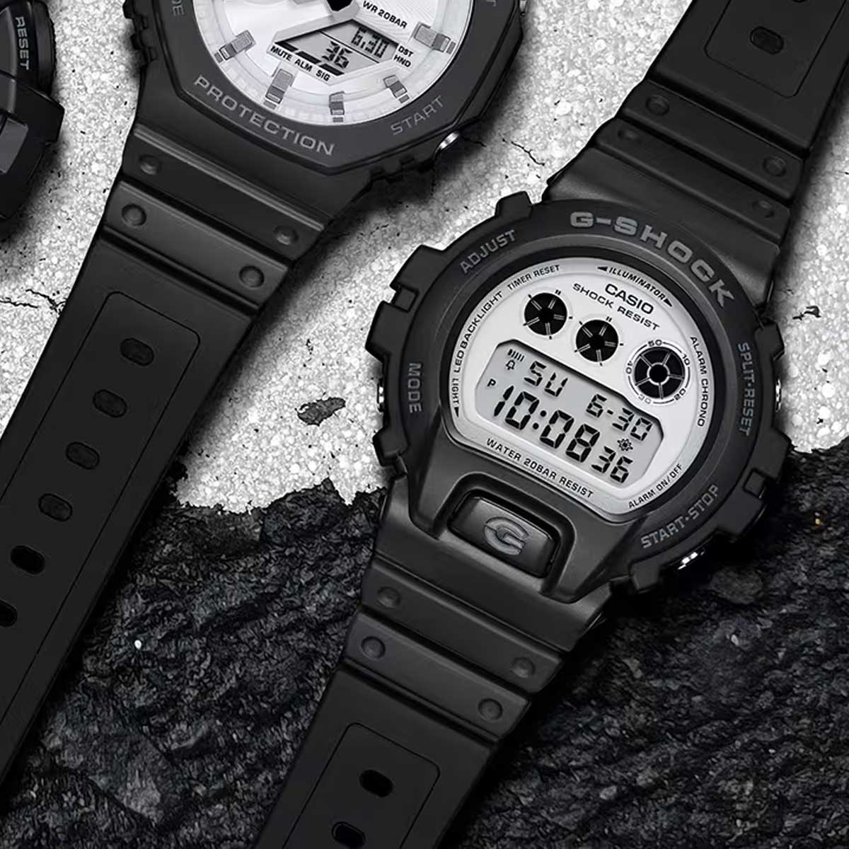 RELOJ DIGITAL PARA HOMBRE CASIO G-SHOCK DW-6900WD-1DR - NEGRO