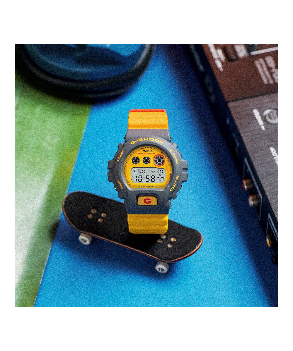 RELOJ CASIO G-SHOCK DW-6900Y-9DR- AMARILLO