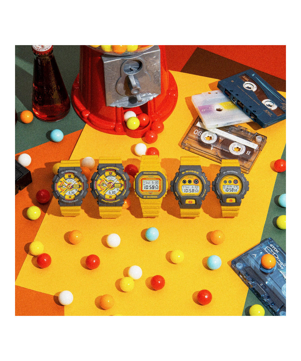 RELOJ CASIO G-SHOCK DW-6900Y-9DR- AMARILLO