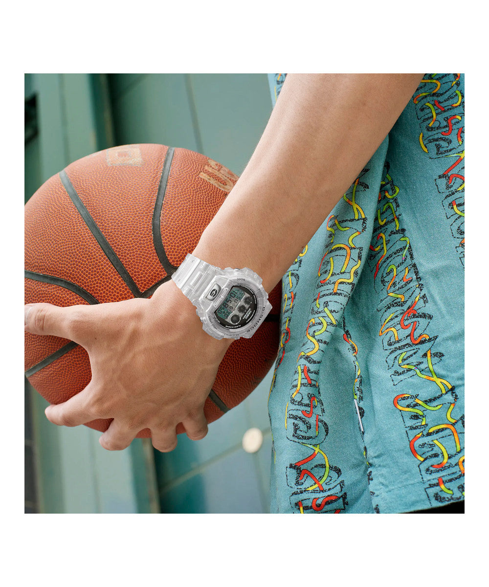 RELOJ DIGITAL PARA HOMBRE CASIO G-SHOCK DW-6940RX-7DR - TRANSPARENTE