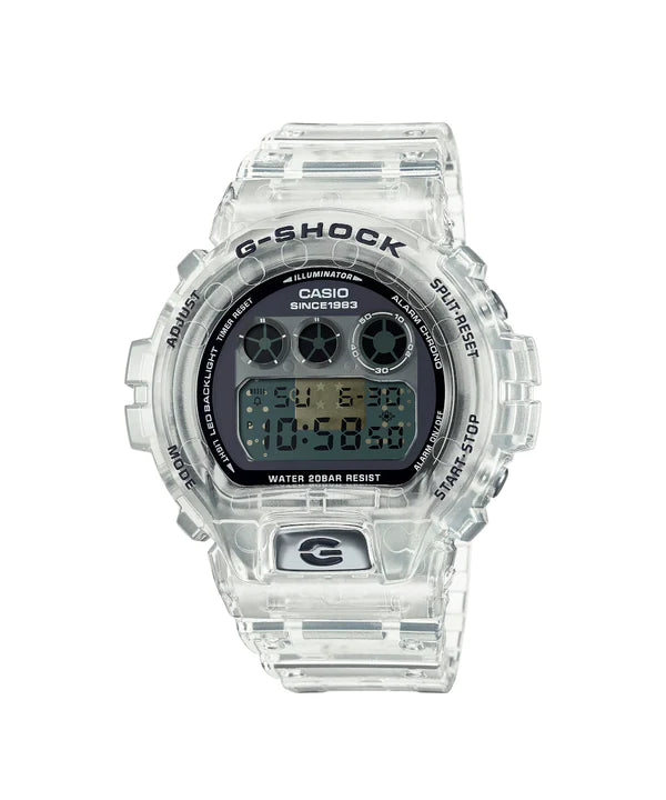 RELOJ DIGITAL PARA HOMBRE CASIO G-SHOCK DW-6940RX-7DR - TRANSPARENTE