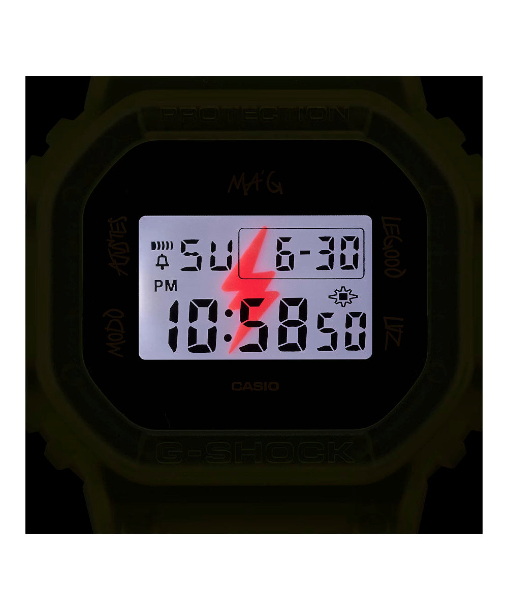 RELOJ CASIO G-SHOCK DWE-5600JB-1A9DR- AMARILLO