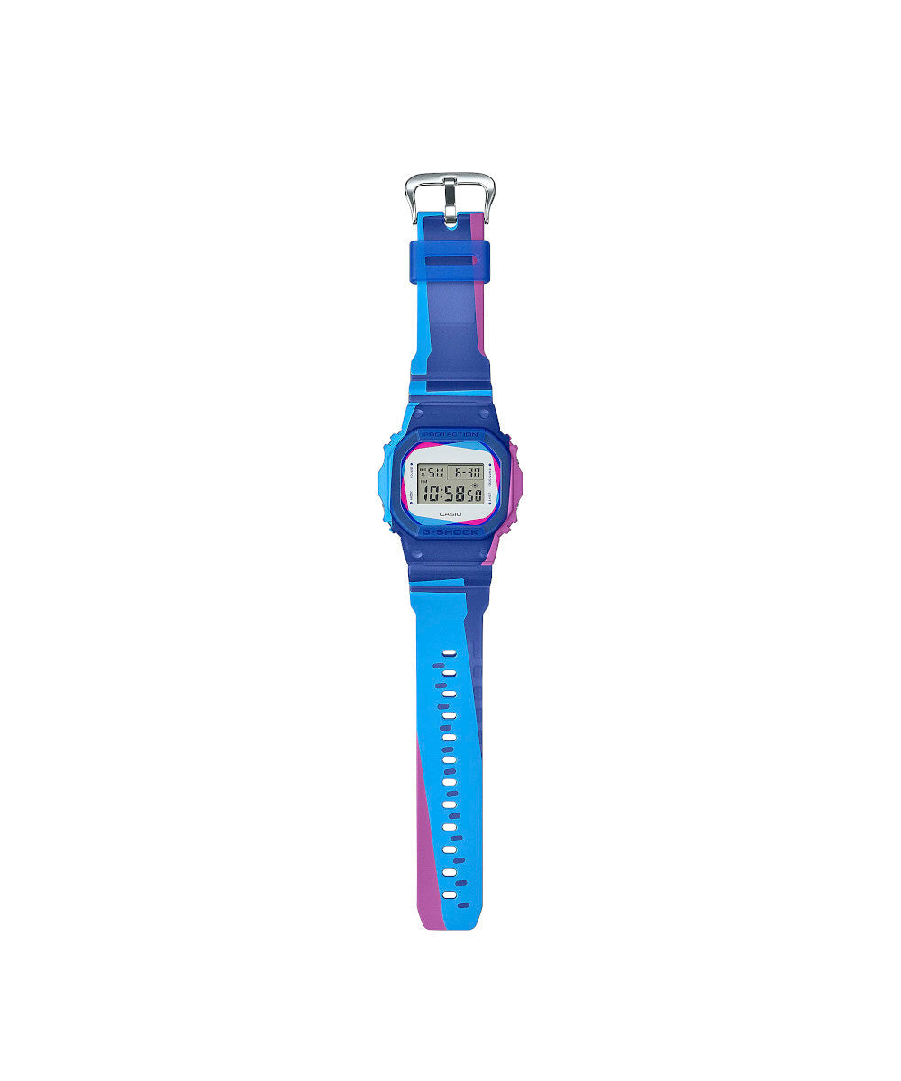 RELOJ CASIO G-SHOCK DWE-5600PR-2DR- AZUL