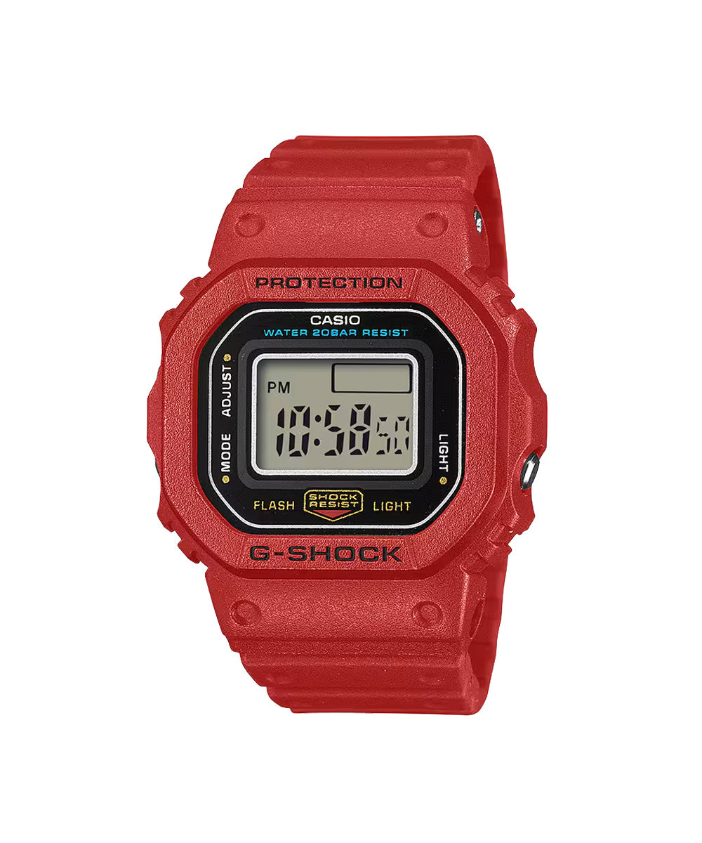 RELOJ ANILLO CASIO G-SHOCK DWN-5600-4DR - ROJO