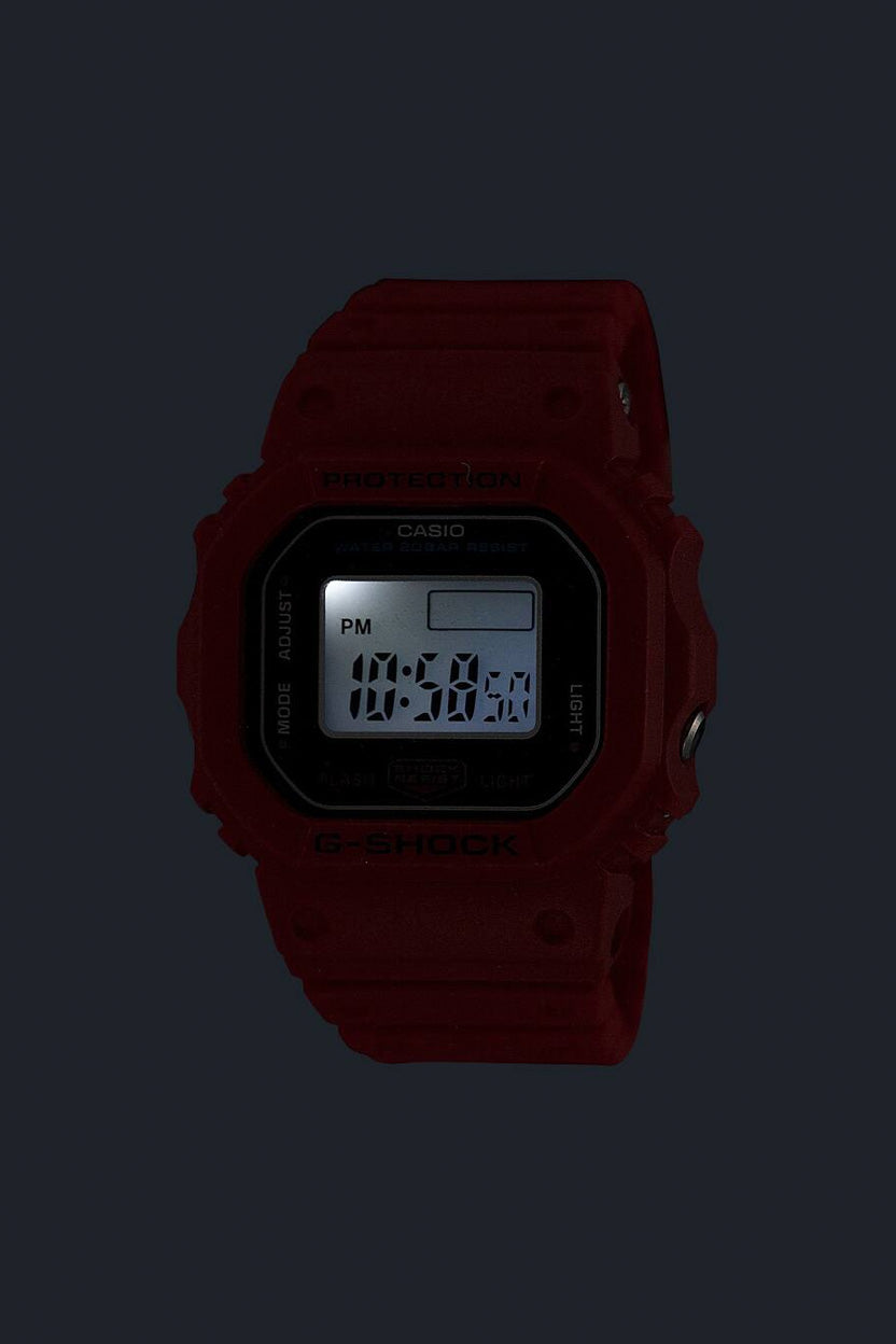 RELOJ ANILLO CASIO G-SHOCK DWN-5600-4DR - ROJO