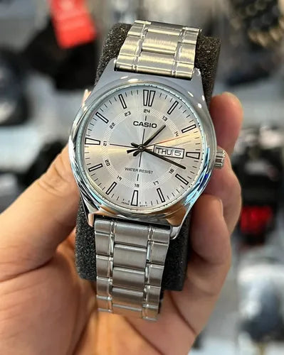 RELOJ PARA HOMBRE CASIO MTP-V006D-7CUDF -BLANCO