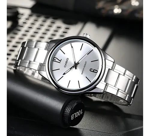 RELOJ PARA HOMBRE CASIO MTP-V005D-7BUDF -BLANCO