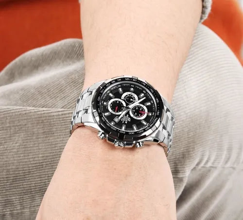 RELOJ ANALÓGICO PARA HOMBRE CASIO EDIFICE EF-539D-1AVUDF - PLATEADO