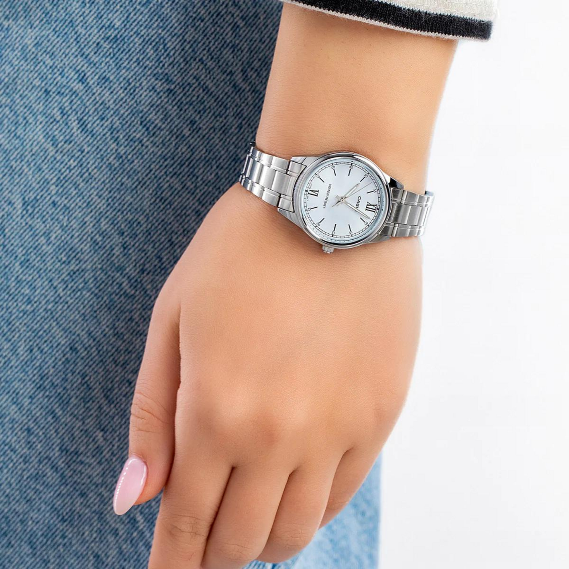 RELOJ PARA MUJER CASIO LTP-V005D-2B3UDF -AZUL