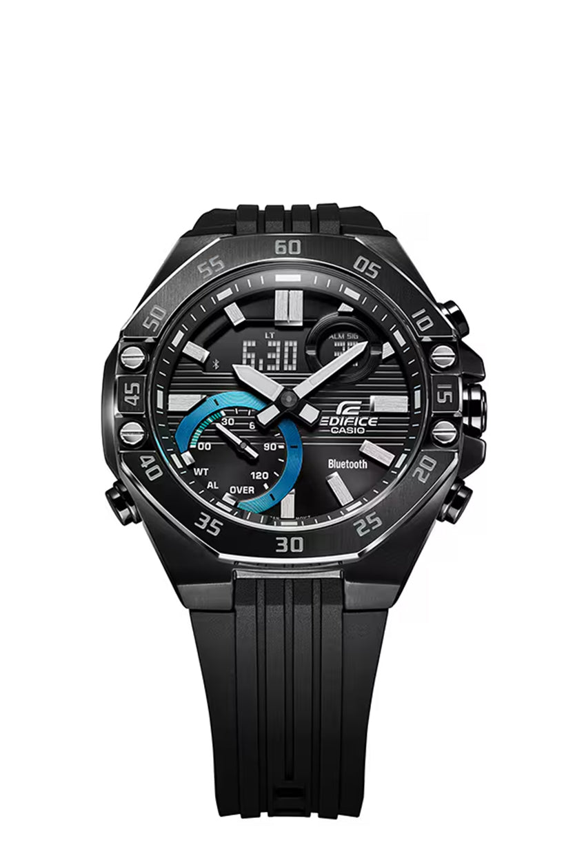 RELOJ ANALÓGICO-DIGITAL PARA HOMBRE CASIO EDIFICE ECB-10PB-1ADF - NEGRO