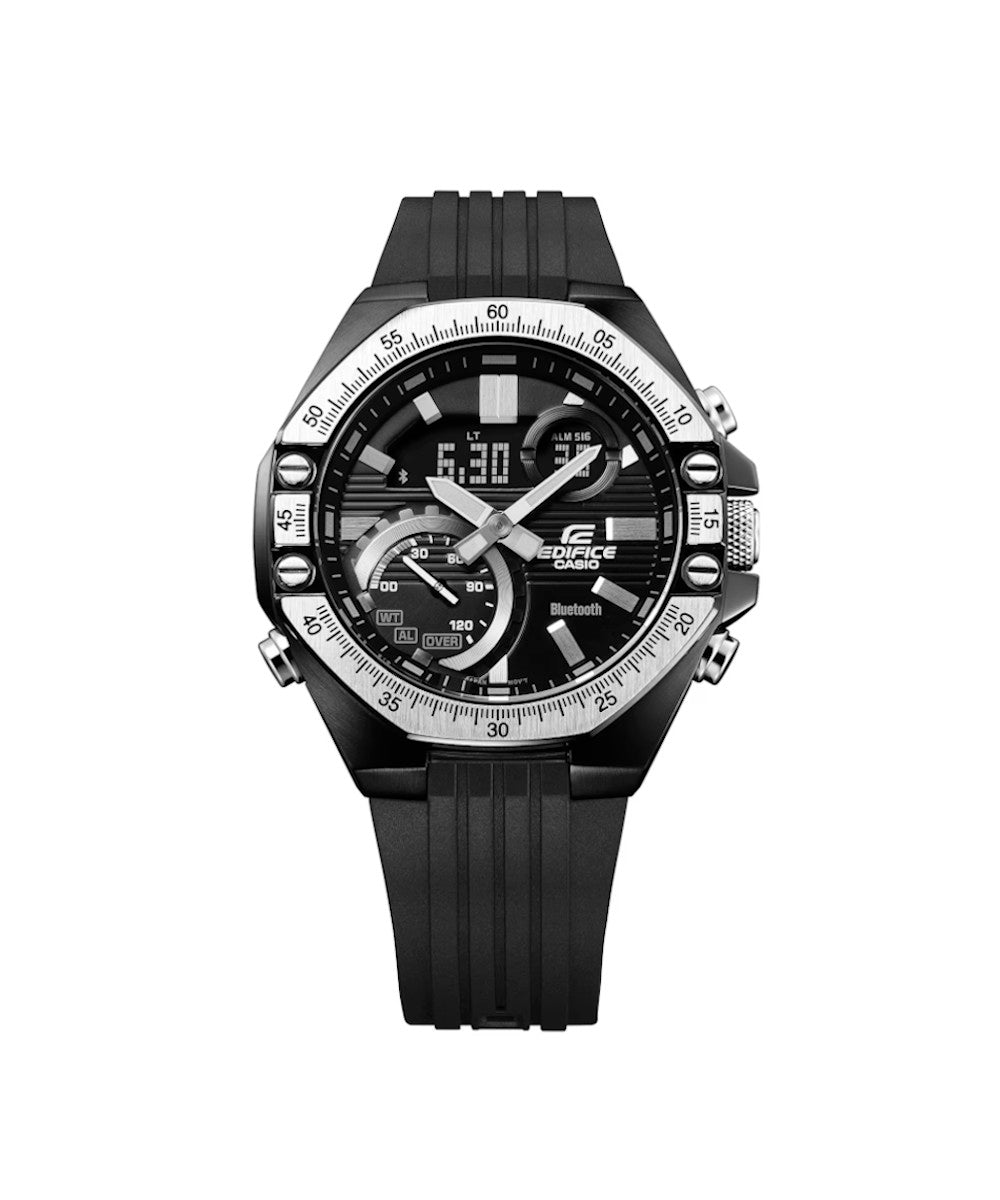 RELOJ PARA HOMBRE CASIO EDIFICE ECB-10TP-1ADF -NEGRO