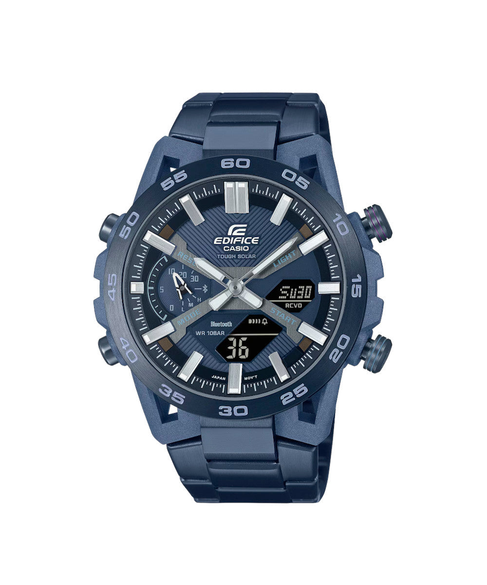 RELOJ PARA HOMBRE CASIO EDIFICE ECB-2000CB-2ADF -AZUL